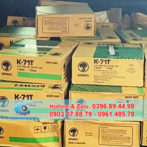 Dây hàn lõi thuốc K-71T Kiswel