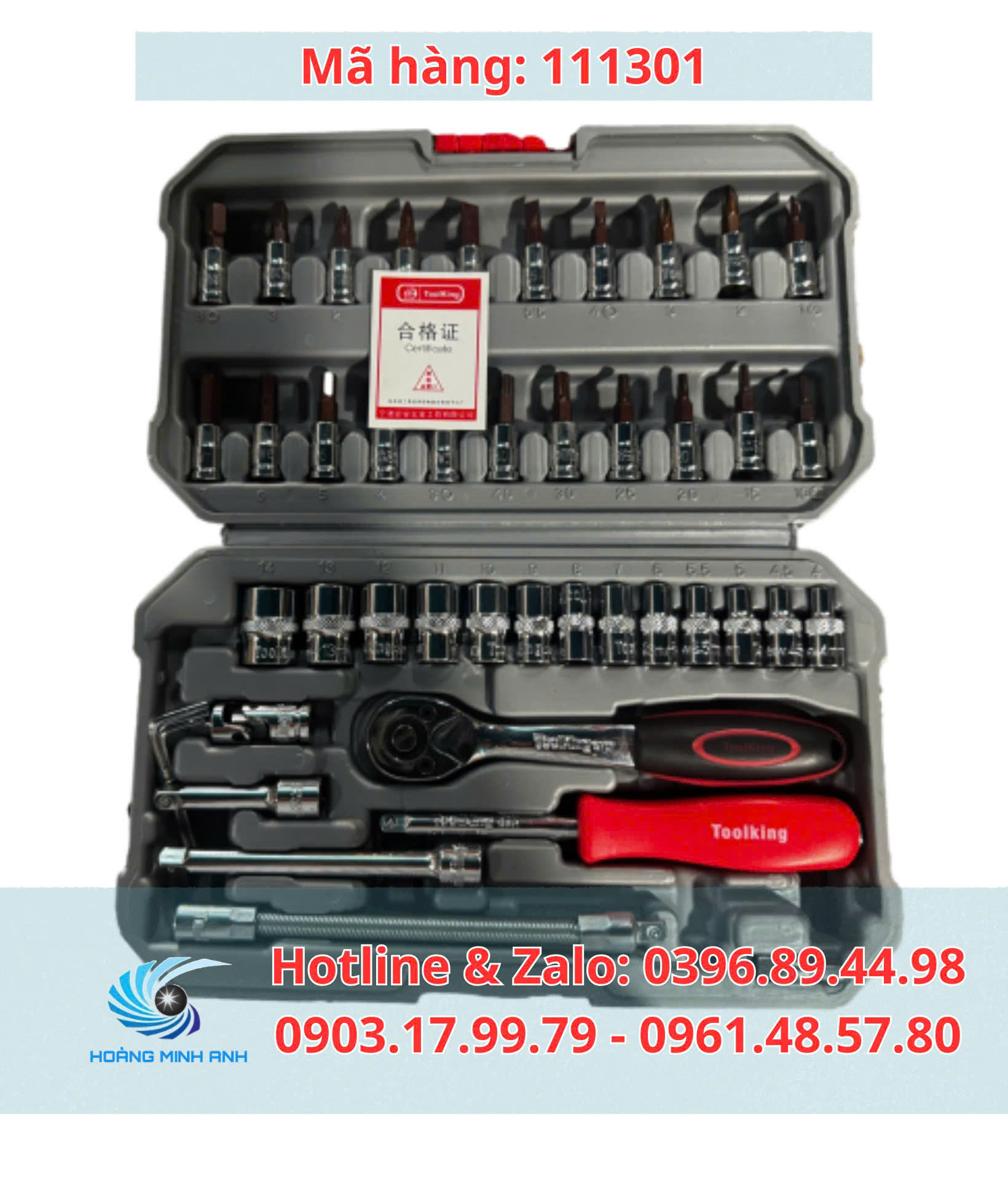 Bộ Dụng Cụ 46 Chi Tiết 6.3mm ToolKing