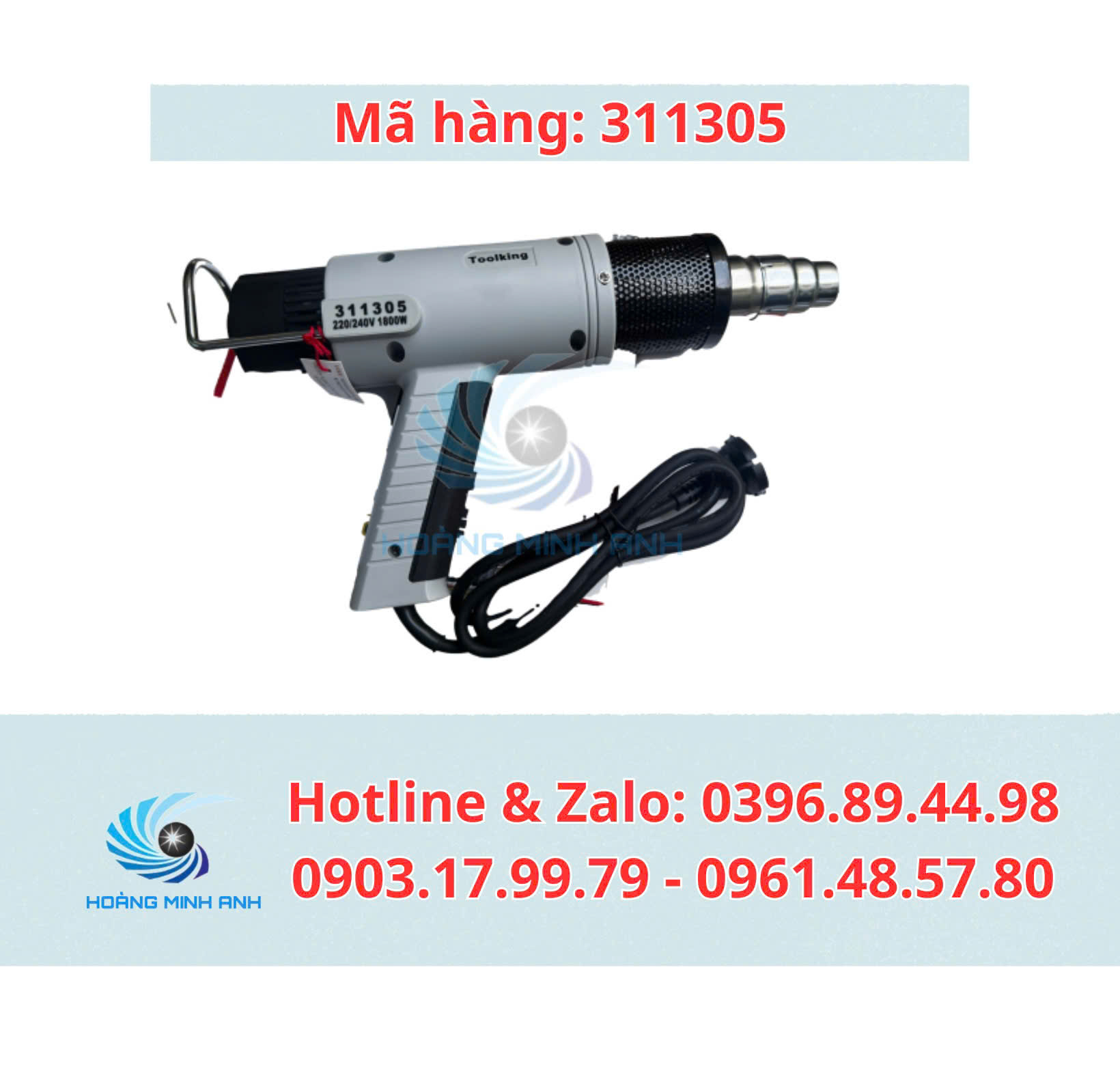 Súng Khò Nhiệt 1800W – Mã 311305