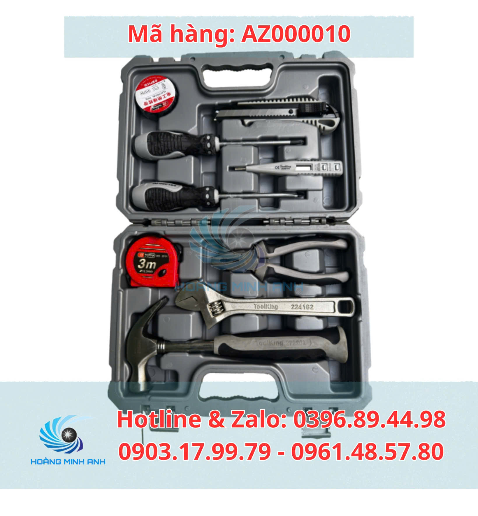 Bộ Đồ Nghề 10 Chi Tiết – Mã AZ000010
