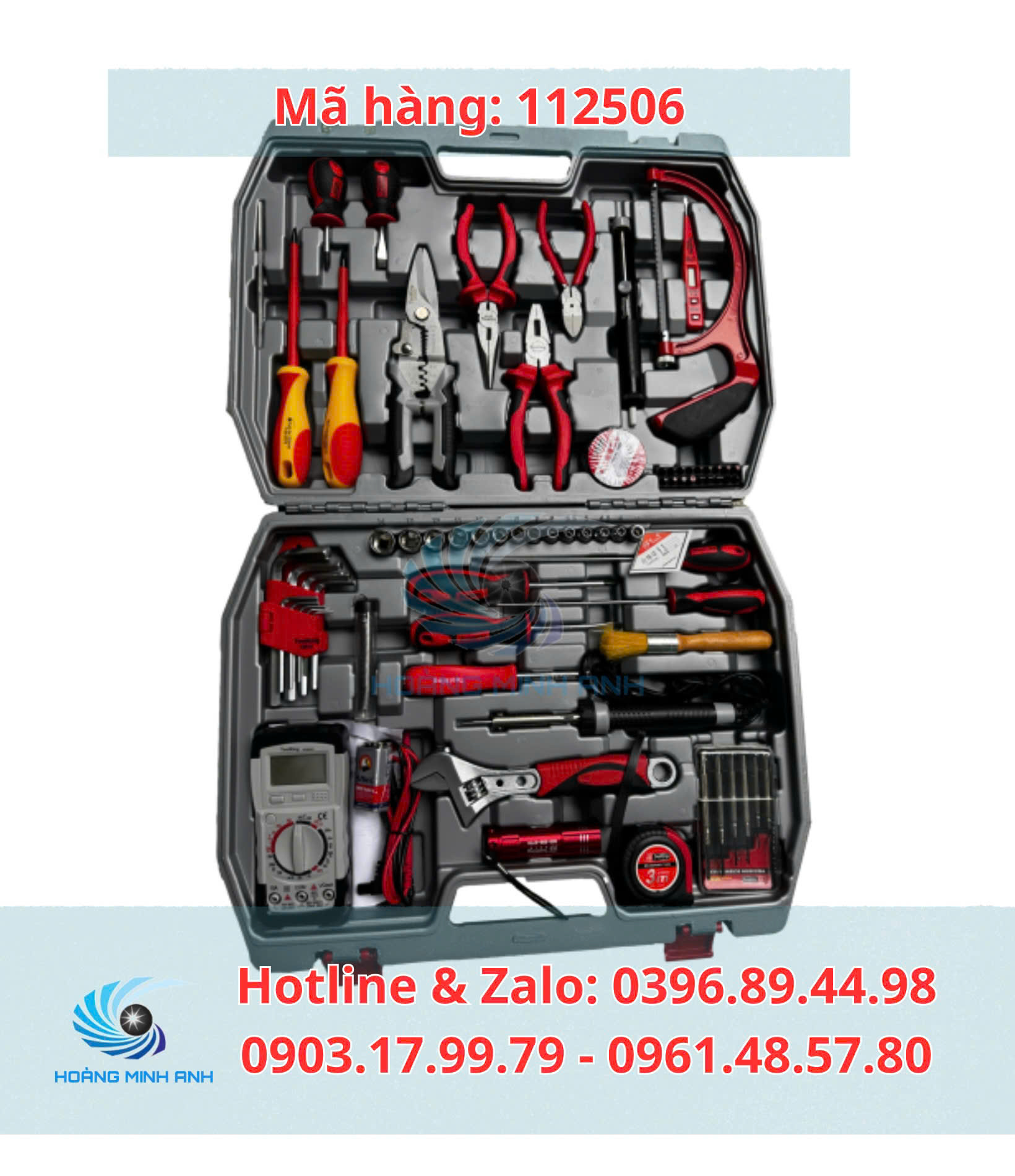 Bộ Sửa Chữa Điện Chuyên Nghiệp 71 Chi Tiết – Mã 112506