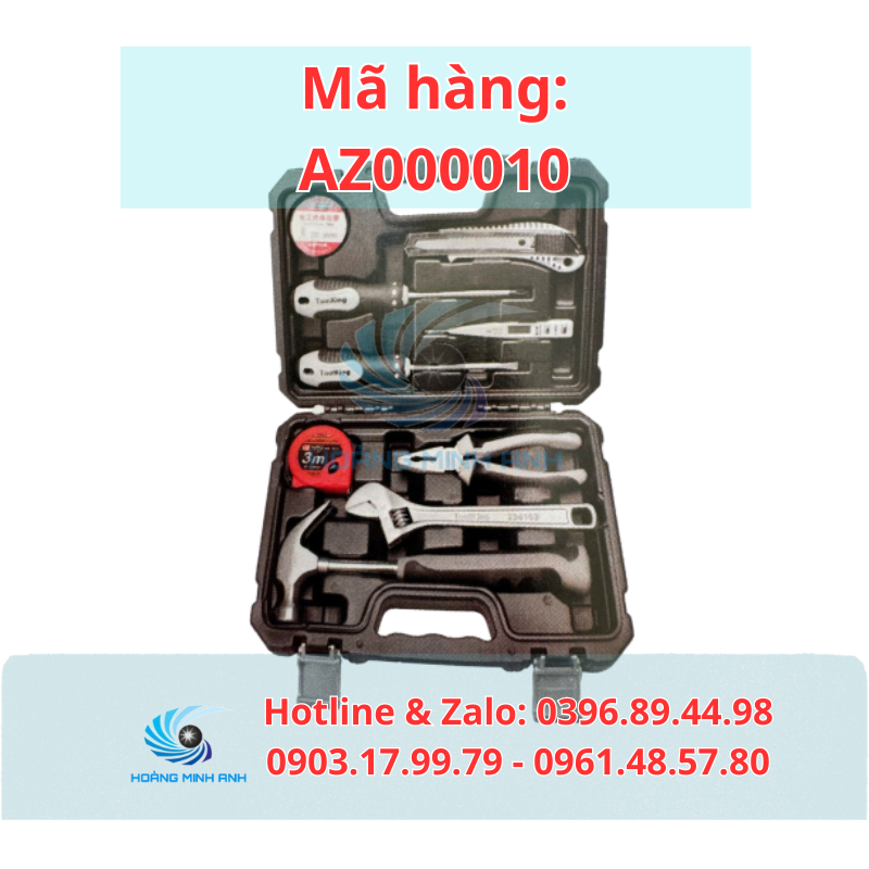 TK Bộ công cụ gia đình 10 chi tiết - Mã AZ000010