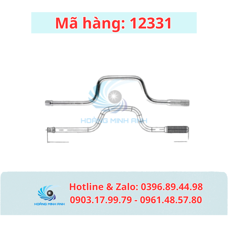 TK Cần nối nhanh tay quay 12.5mm - Mã 12331