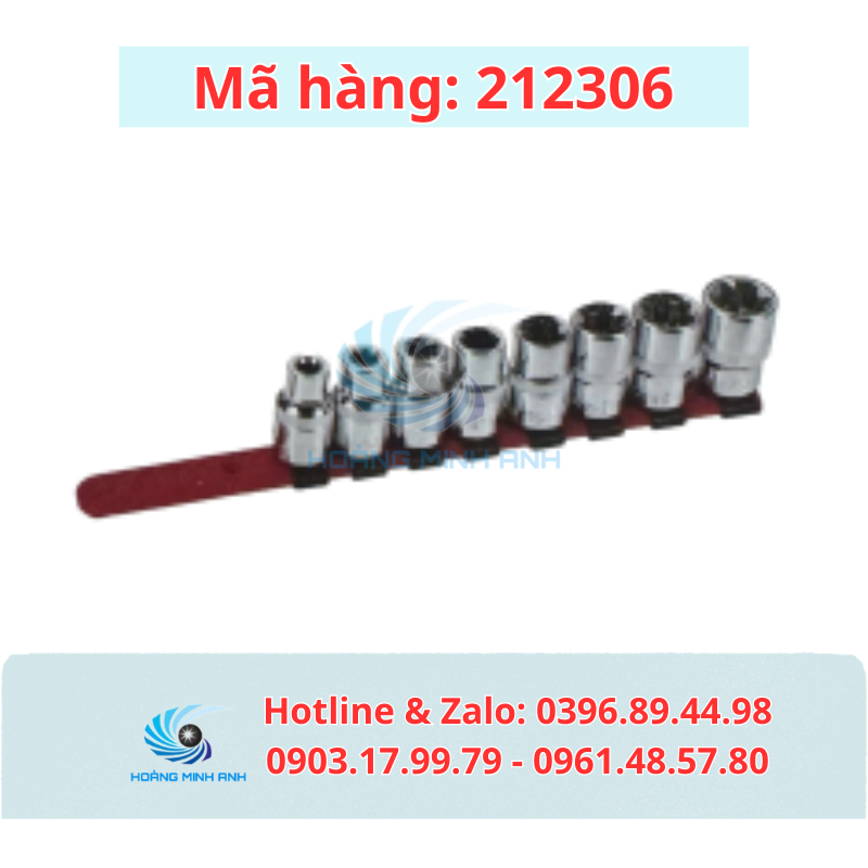 TK Bộ đầu tuýp 1/2 hình hoa - Mã 212306