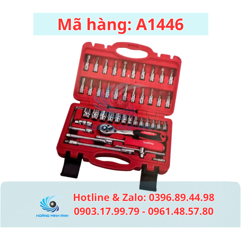 TK Bộ dụng cụ 46 chi tiết 6.3mm - Mã A1446