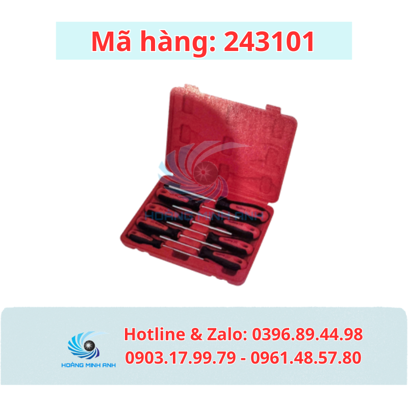 TK Bộ tua vít hình hoa 8 cây - Mã 243101