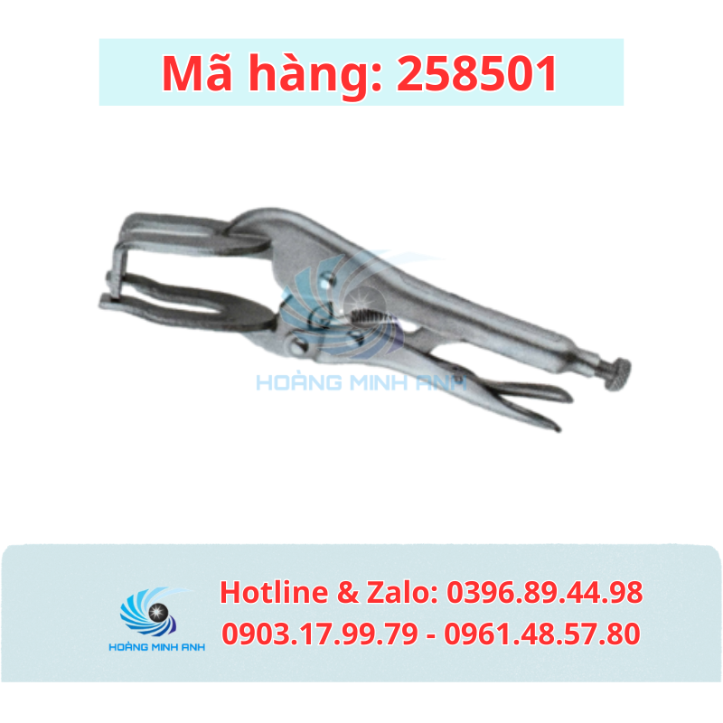 TK Kìm chết kẹp hàn 10" - Mã 258501