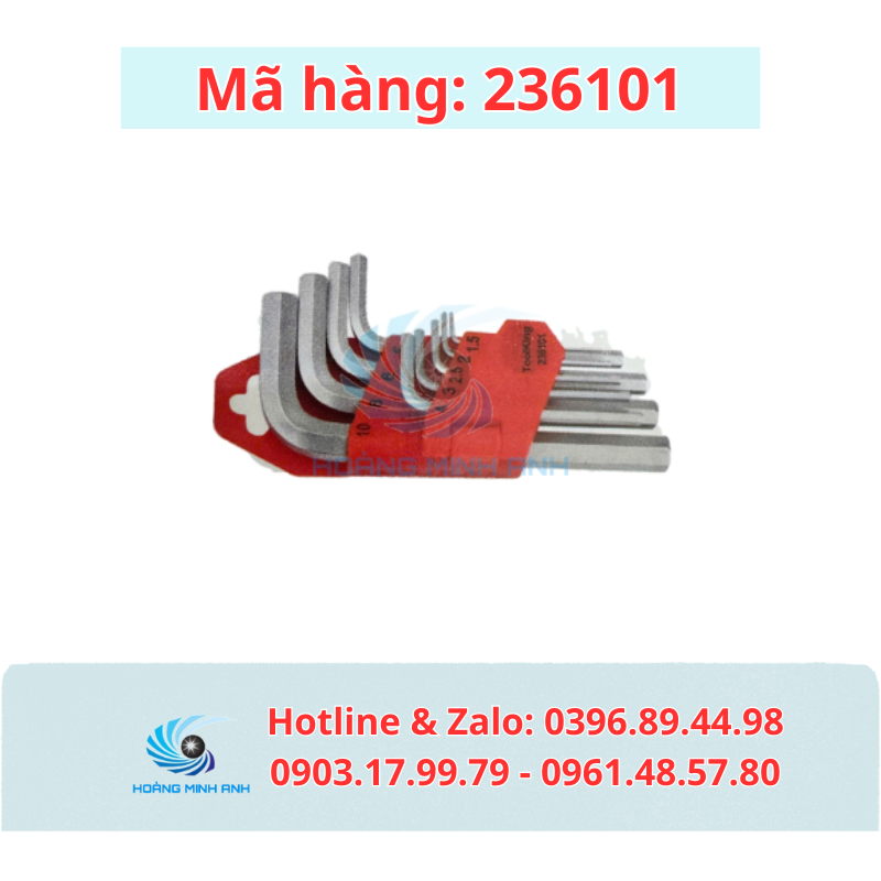 TK Vỉ lục giác ngắn 9 cái - Mã 236101