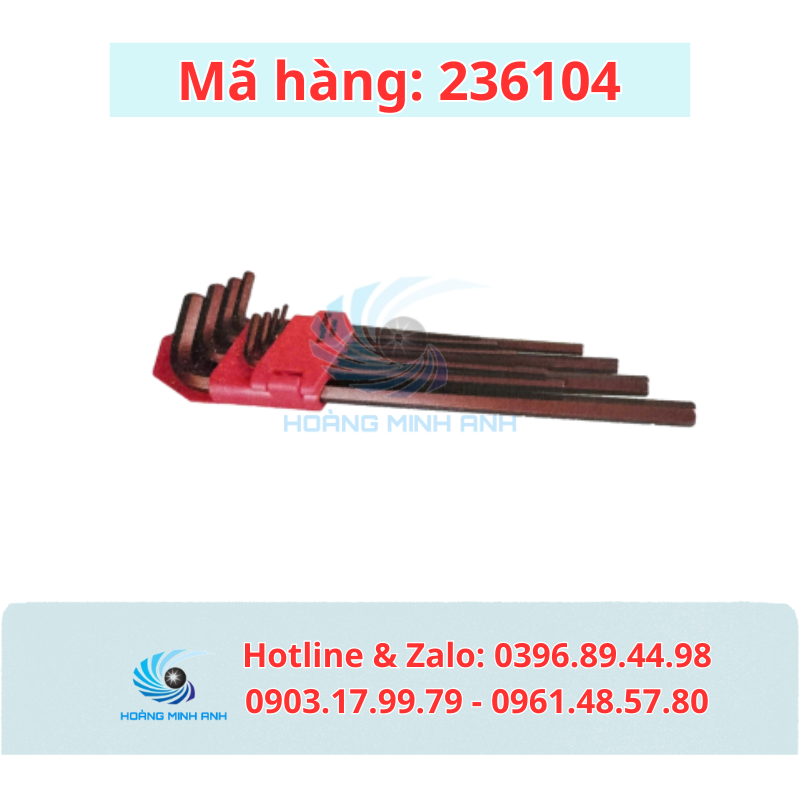 TK Bộ lục giác 9 cây hệ mét - Mã 236104
